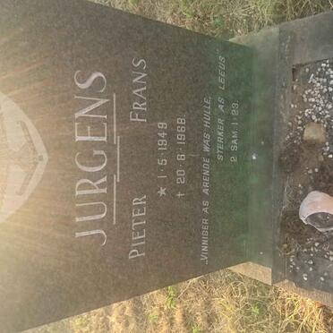 JURGENS Pieter Frans 1949-1968