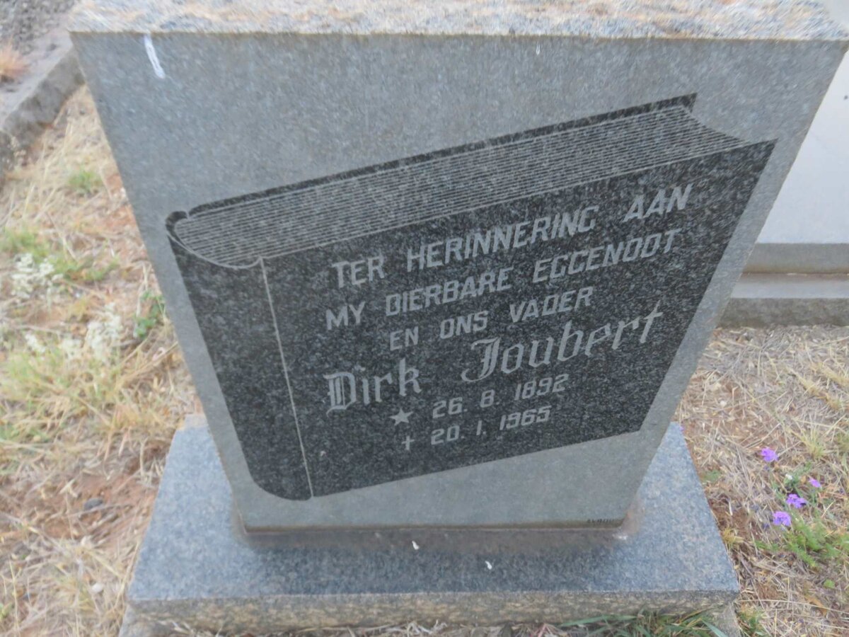 JOUBERT Dirk 1892-1965