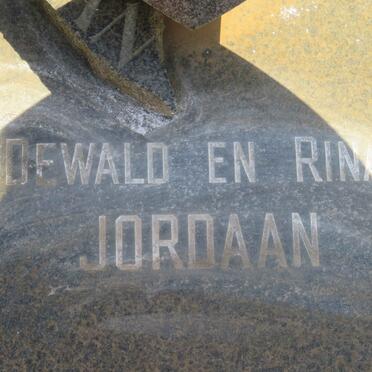 JORDAAN Dewald Jacobus 1925-1983 &amp; Rina