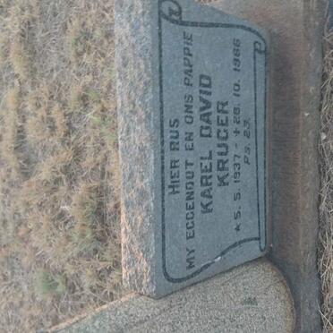 KRUGER Karel David 1937-1966