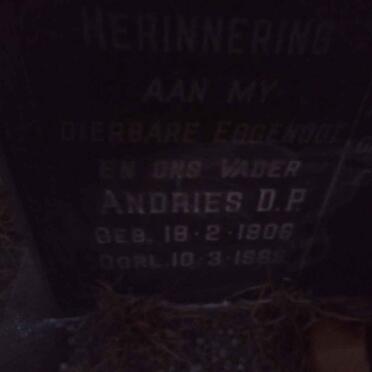 LEVENDAL Andries D.P. 1906-1968