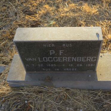 LOGGERENBERG P.F., van 1895-1981