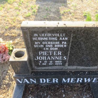MERWE Pieter Johannes, van der 1960-1994