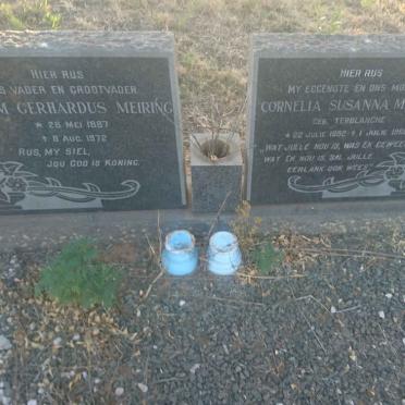 MEIRING Willem Gerhardus 1887-1972 &amp; Cornelia Susanna TERBLANCHE 1892-1969