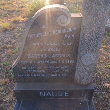 NAUDE Barend Jacobus 1945-1968