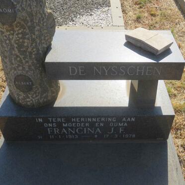 NYSSCHEN Francina J.F., de 1913-1978