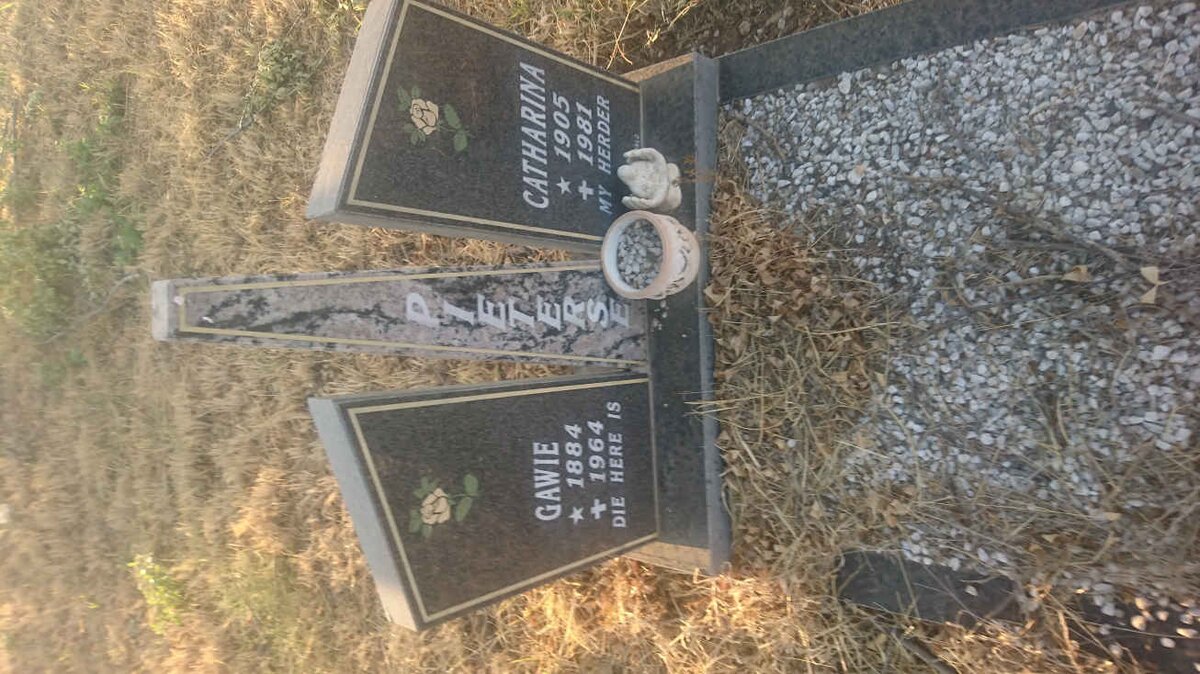 PIETERSE Gawie 1884-1964 &amp; Catharina 1905-1981