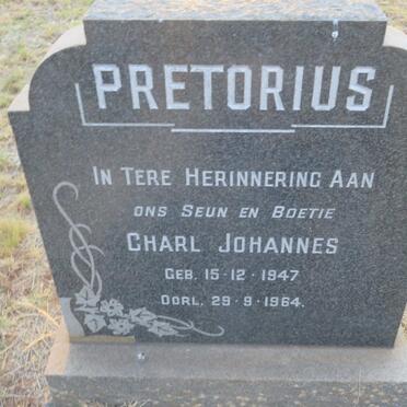 PRETORIUS Charl Johannes 1947-1964