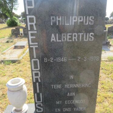 PRETORIUS Philippus Albertus 1946-1978