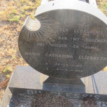 PLESSIS Maria Catharina Elizabeth, du 1915-1984