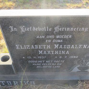 PRETORIUS Pieter Willem Johannes 1927-1983 &amp; Elizabeth Magdalena Marthina 1937-1992 