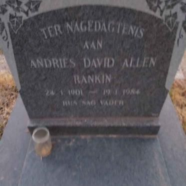 RANKIN Andries David Allen 1901-1984