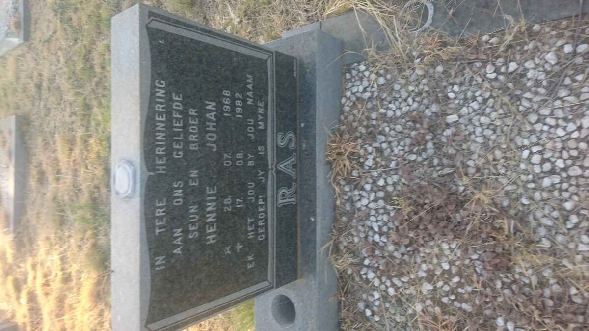 RAS Hennie Johan 1968-1982