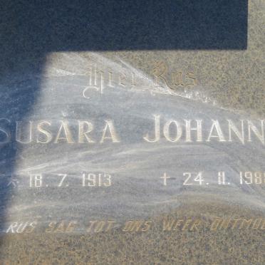 ROACH Susara Johanna 1913-1988