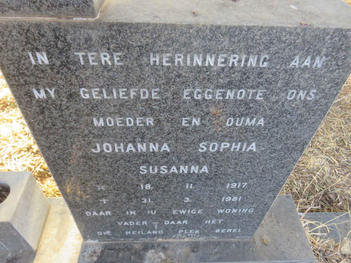 SPALDING Charles Smith 1920- &amp; Johanna Sophia Susanna 1917-1981