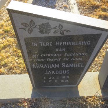 STEENBERG Abraham Samuel Jacobus 1916-1981 &amp; Gesina Sophia 1918-1987