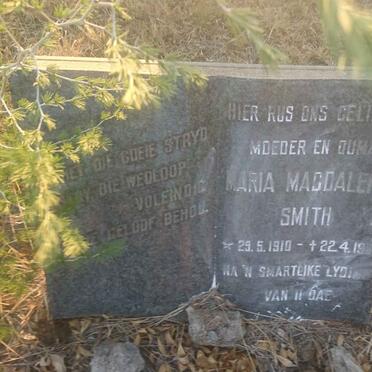 SMITH Maria Magdalena 1910-19?7