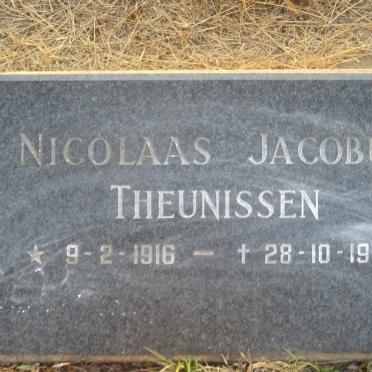 THEUNISSEN Nicolaas Jacobus 1916-1964