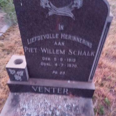 VENTER Piet Willem Schalk 191?-1970
