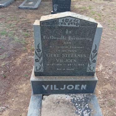 VILJOEN Gert Stefanus 1891-1954