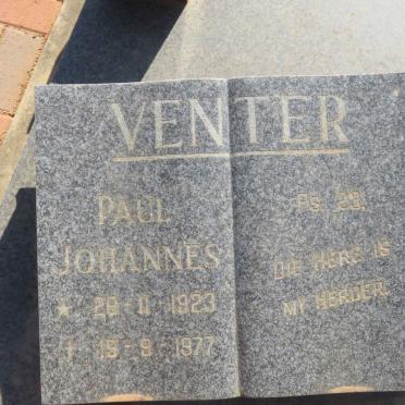 VENTER Paul Johannes 1923-1977