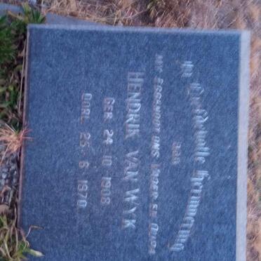 WYK Hendrik, van 1908-1970