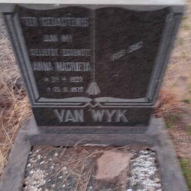 WYK Anna Magrieta, van 19?3-1970