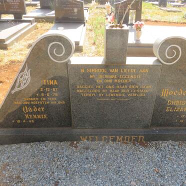 WELGEMOED Hennie 1945- &amp; Christina Elizabeth 1943-1977 :: WELGEMOED Tina 1967-1979