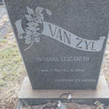 ZYL Susanna Elizabeth, van 1922-1964