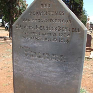 BEYTELL Jacobus Johannes 1834-1913