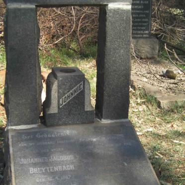 BREYTENBACH Johannes Jacobus 1897-1940