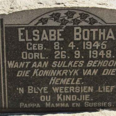 BOTHA Elsabe 1945-1948