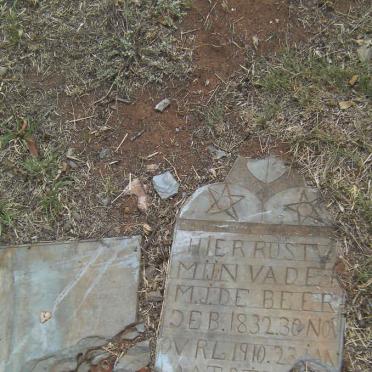 BEER M.J., de 1832-1910