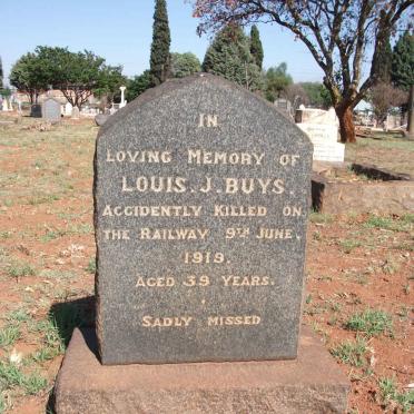 BUYS Louis J. -1919