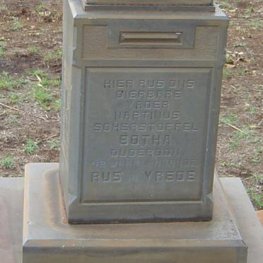 BOTHA Martinus Scherstoffel 