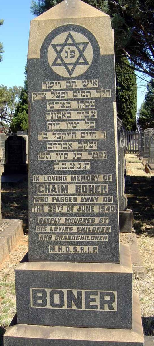 BONER Chaim -1940