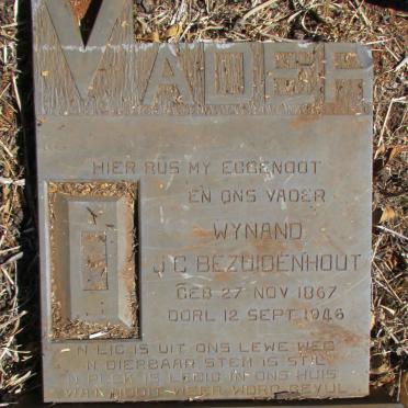 BEZUIDENHOUT Wynand J.C. 1867-1946