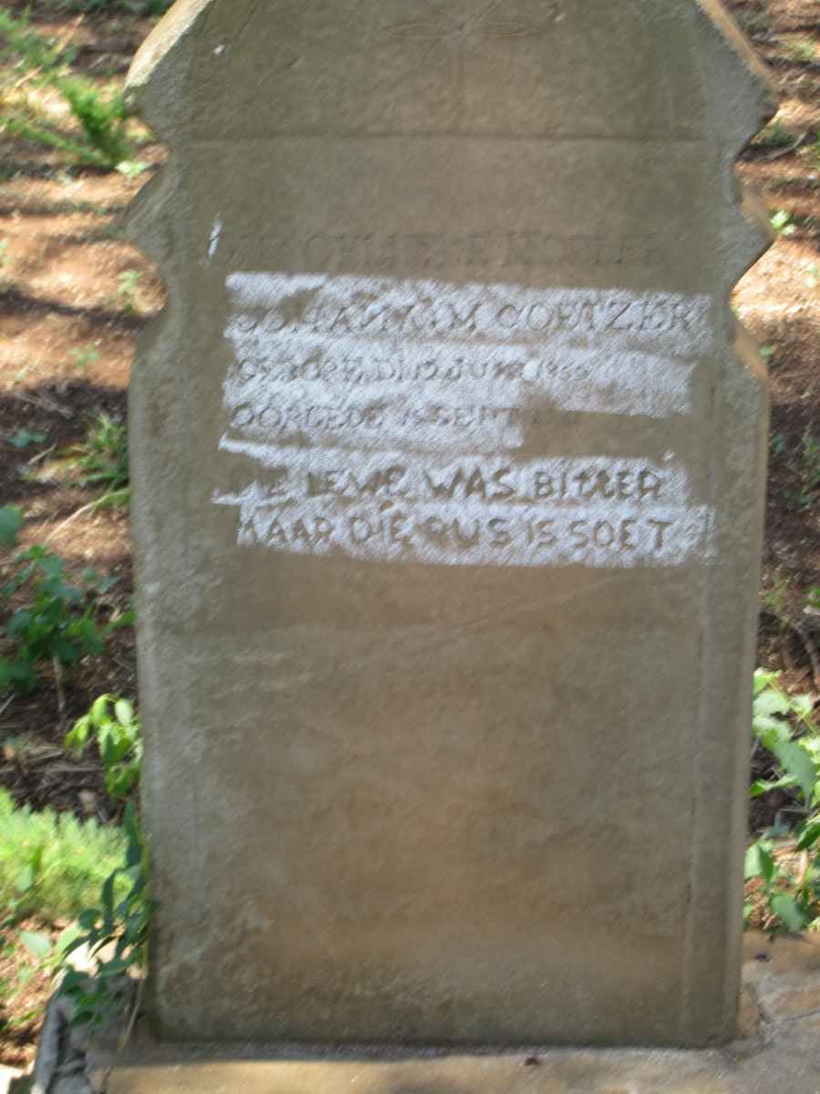 COETZER Johanna M. 1859-19??