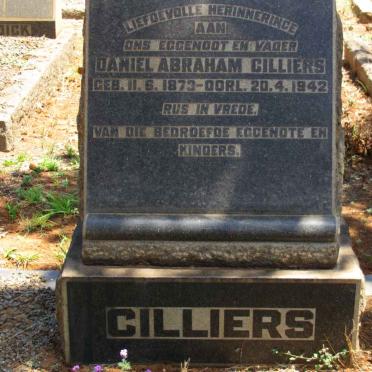 CILLIERS Daniel Abraham 1873-1942