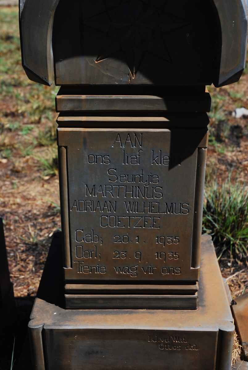 COETZEE Marthinus Adriaan Wilhelmus 1935-1935