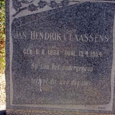 CLAASSENS Jan Hendrik 1938-1954