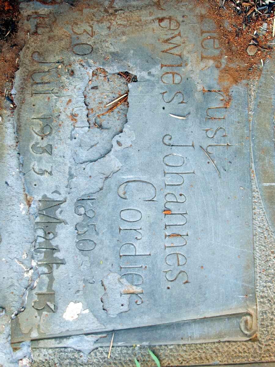 CORDIER Lewies Johannes 1850-1933