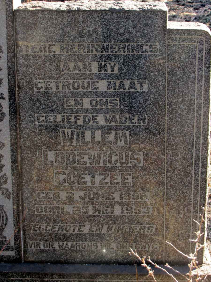 COETZEE Willem Lodewicus 1896-1953