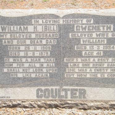 COULTER William H. 1905-1979 :: COULTER Gweneth -1954