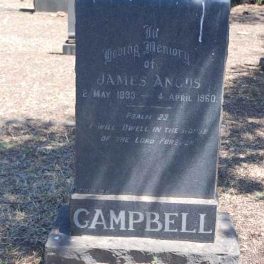 CAMPBELL James Angus 1893-1960