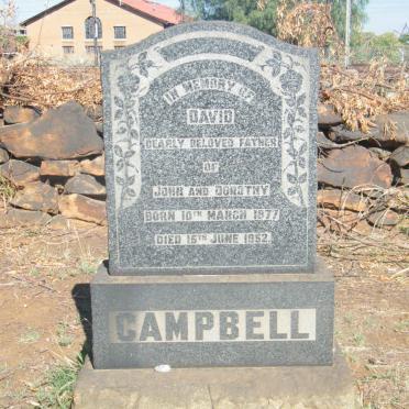 CAMPBELL David 1877-1952