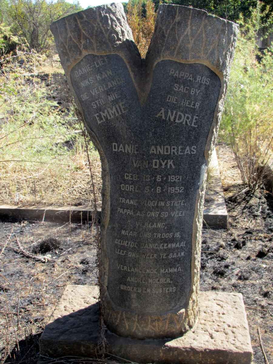 DYK Danie Andreas, van 1921-1952