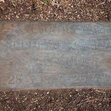 DELBRIDGE Euphemia Garven 1874-1969