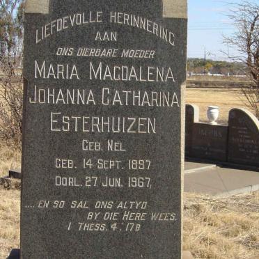 ESTERHUIZEN Maria Magdalena Johanna Catharina nee NEL 1897-1967
