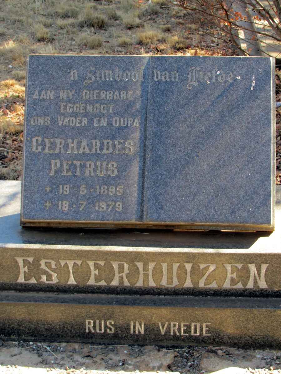 ESTERHUIZEN Gerhardes Petrus 1895-1979